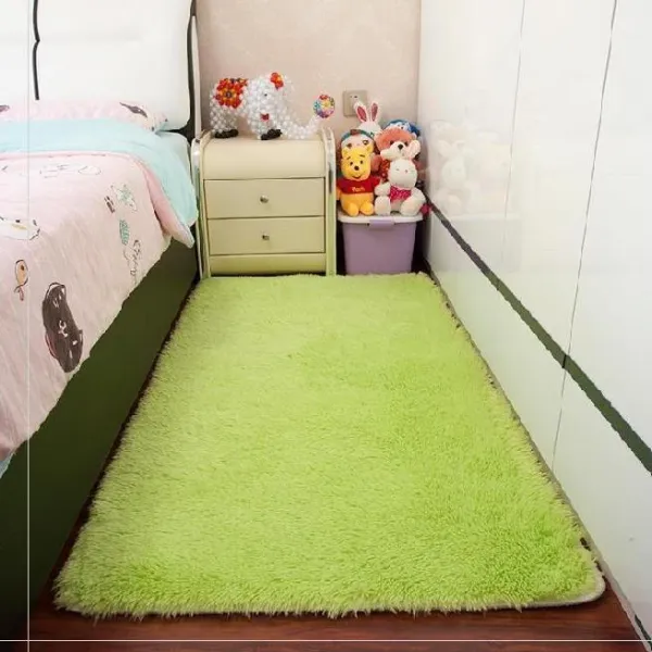 파일카페트 융모 작업실 친환경 그레이 레드 .방 카페트 침실 가득 카키색 모직 그린색, C23-연두 색