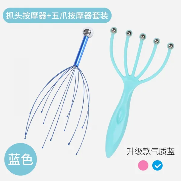 바하마스드림즈 안마기 멀티 대만 항공 두부 빗 두기 골이 다섯 손가락이다 마사지 조과오조 헤드라이너 _대만 항공 블루 타입