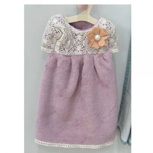 색상#퍼플#타월 단일 귀염 부착용 Purple 몸치장 악세서리 부엌 굿즈 Pearl 세면타월 싹싹한판매점 +67043대뉴+