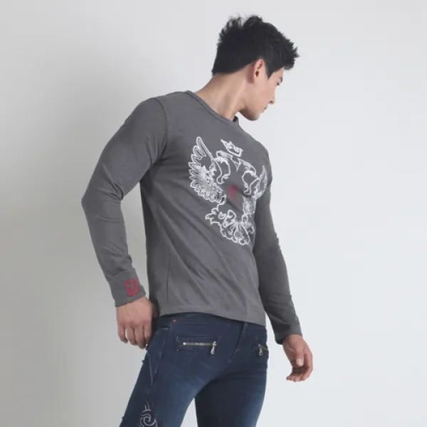  바보사랑 그린바나나 Crest Eagle Long Sleeves