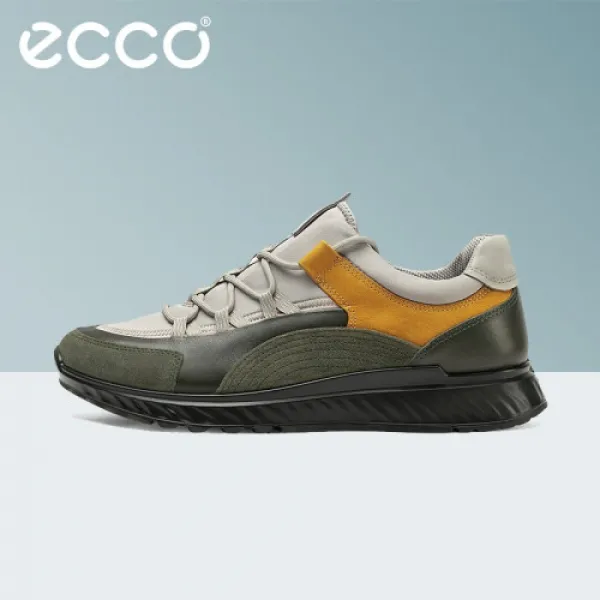 ECCO애보 패션 스포츠 캐주얼 슈즈 2019 추계신상 양친 신발 통기 런닝화 836244 갈색모리 그린 온회색 83624451588 42(3390)