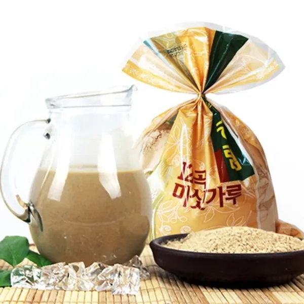 ttt 수제미숫가루 12곡 쉐이커 2팩 재료만을 엄선된 사용한 송림식품 4kg/2kg 미숫가루, 1