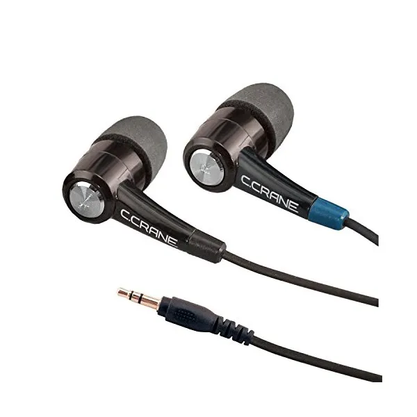 C. Crane CC Buds-Pro 전체 스테레오 이어폰 형 이어폰 헤드폰 - 오디오 북 및 음성 명확성 용, One Color, One Size