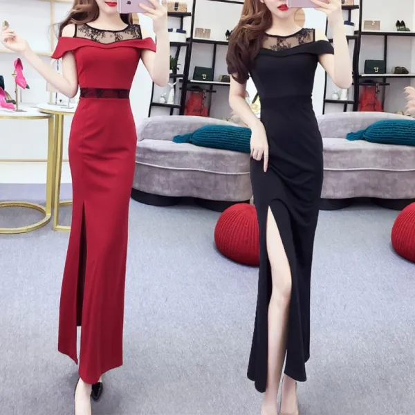 kirahosi 여성 파티복 드레스 공연 연주복 셀프웨딩 셀프 공연복 96호 AEk05hp
