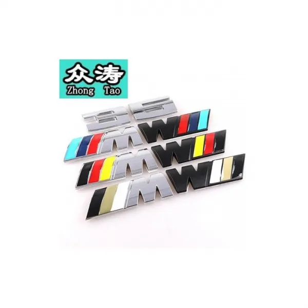 BMW 신형3시리즈 5시리즈 M3 M5M 카고 스티커 차미표 M개재그릴, One Size, 원 콜러