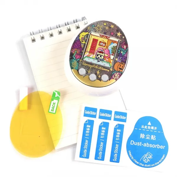 갓샵 다마고치 액정 보호 필름 SET [GODSHOP 다마고찌 썸 믹스 미치 산리오 꾸미기 키우기], 1개, 보호필름+먼지제거스티커 set