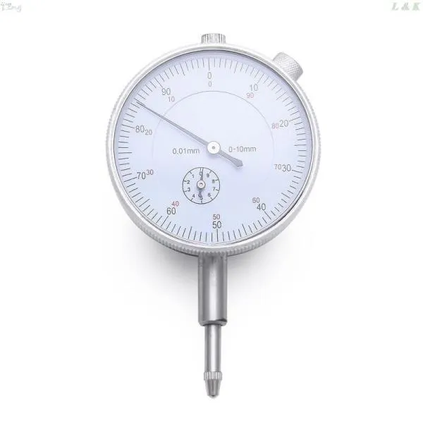 0.01mm 정확도 측정 계기 게이지 정밀 공구 다이얼 표시기 New, 한개옵션0