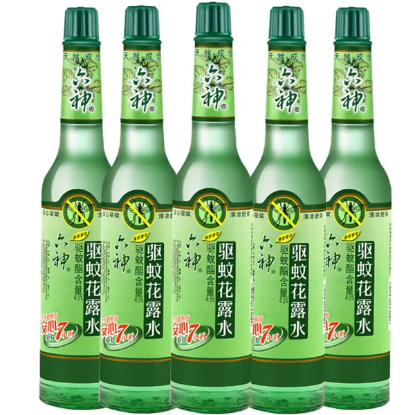 륙신 모기 화로수 박하향형 뇌각성 각성 모기 화로수 255ml *5병, 단일상품