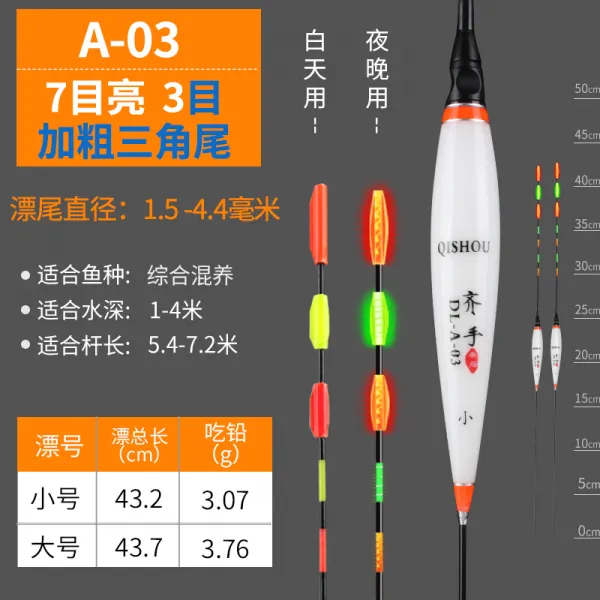 나루히나 왈 투웨이 밤낮으로 짧은 꼬리 800미터 초미니 밤낚시 네온 연괴를 함 전기 외돌토막 부표 큰사이즈 라지 （3즈 ） A 037 눈이 밝다 3목 굵게 삼각