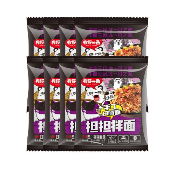 유니일면 사천 탄탄면 도삭면 118g X 8봉 중국 비빔 라면