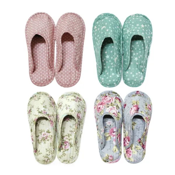  신세계tv쇼핑 퀼트면 실내화 5켤레세트 거실화 덧신