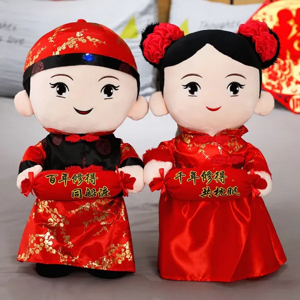 매트프레임 결혼기념일 한쌍 집 기뻐 완구 남성 피규어 금 동옥 40 센치 （수집하여 전송함 향낭 ） 백년 수리 얻다 같은 배에서 건너가다