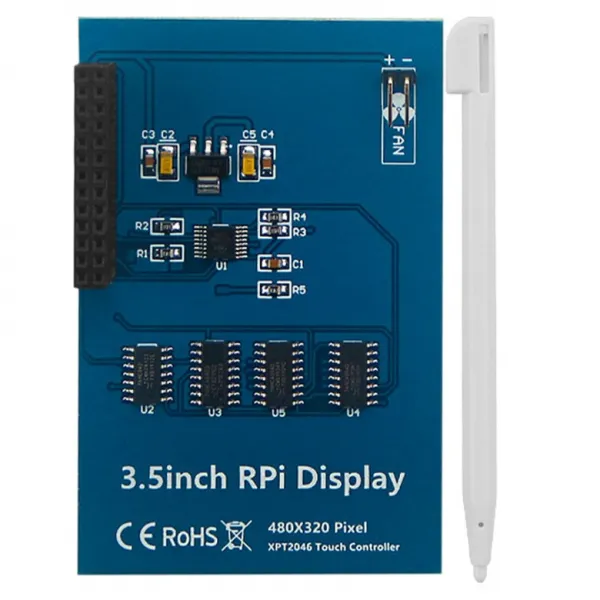 노 브랜드 3.5 인치 Mhs 터치 스크린 480X320 라즈베리 파이 4B/3B +/3B TFT LCD 모듈 화면 디스플레이, 표시하다