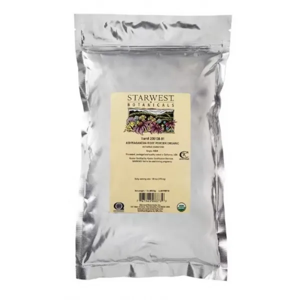아슈와간다 Ashwagandha 분말 1 파운드 (453.6 g) Starwest Botanicals