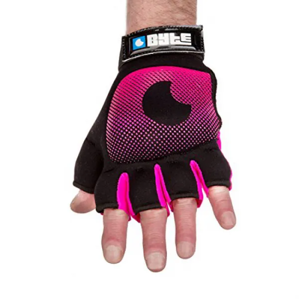Byte Field Hockey Knuckle Glove Pink (Small) 바이트 필드 하키 너클 글러브 핑크 (소형), 1