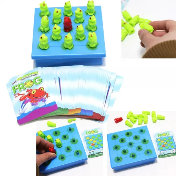 개구리 뛰어 넘기 보드게임 테이블 카드 놀이