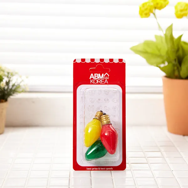 43 Abm K 고추전구3p 각색 전구/꼬마전구/트리장식/전등/백열구