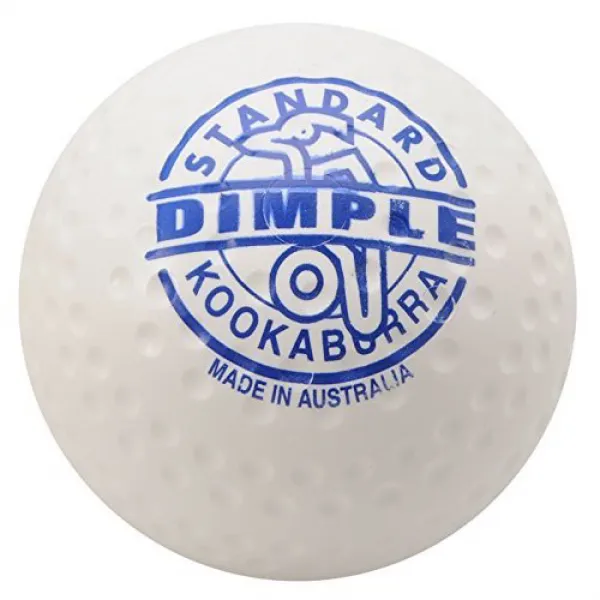 Kookaburra Dimple Standard Field Hockey Ball (White 6 Balls) 쿠카 부라 딤플 스탠다드 필드 하키 볼 (흰색 6 구), 1