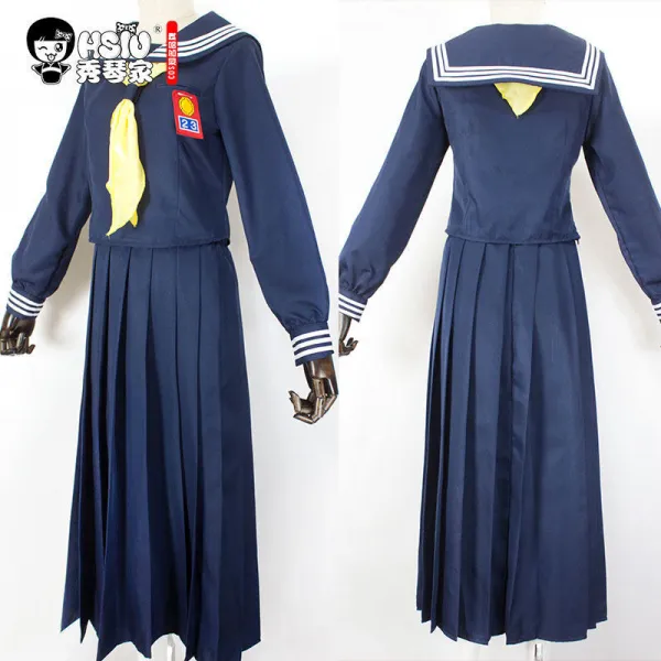 수금가 아침 천 경 자 코 즈 복. 저 는 맏형 JK 제복 과 같은 코 스프 레 신발 다리 본 환 네 코스 복 [상의 + 라인 + 스카프 + 배지] M