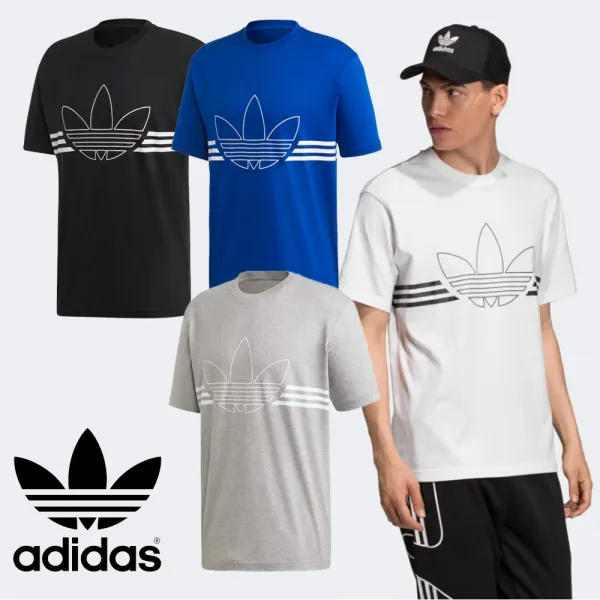 [미국] 아디다스 반팔티 아웃라인 로고 Adidas Originals Outline Tee 반팔 티셔츠