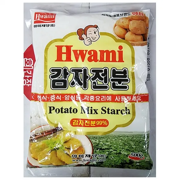 무배 감자전분(화미 500g) | 감쟈가루 다용감자가루, 1