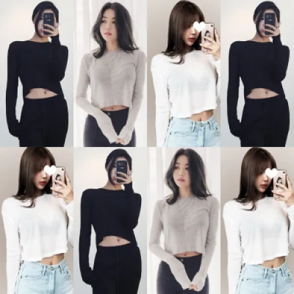 TBA 여자 여름 방송댄스 연습의상 루즈핏 오버핏 배꼽티 크롭티 이효리 린다g Tb-000129662