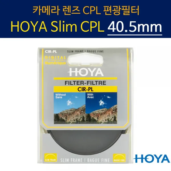 ETM_72EG5AC / HOYA Slim CPL 필터 40.5mm 호야정품 (E827074-16DH4FC), 본상품선택