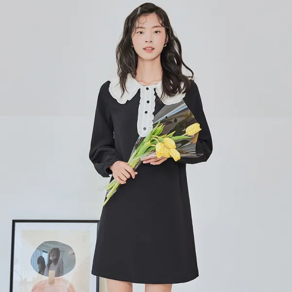 숏원피스 한두 옷집 가을옷 미시옷루즈핏 스트레이트핏 일자 피터팬 EQ13405 2699518660