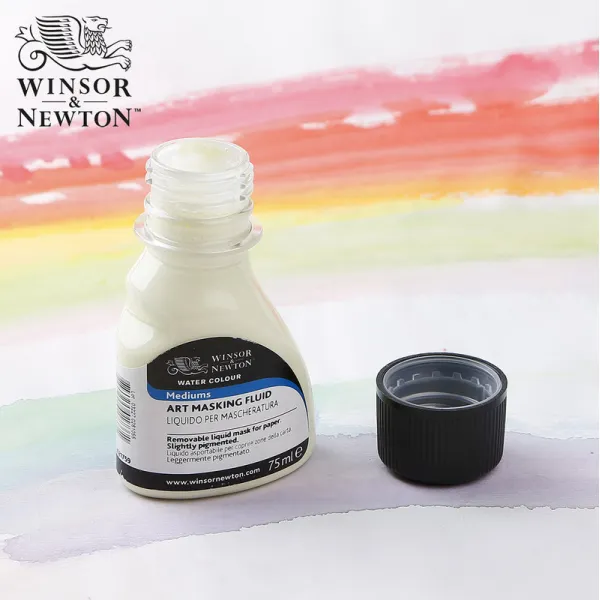 뿌리깊은 나무 윈저 뉴턴 수채꽃 가림막 액우 쓸개즙 가리기 조 와 매개물 75ml 단병 수채꽃 남기다 화이트 풀 （75ml