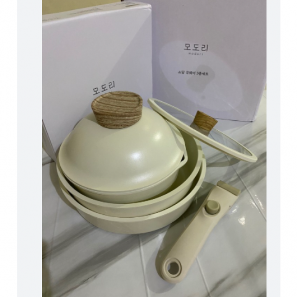 모도리 냄비세트 소담쿡웨어 모도리냄비 화이트 신혼부부선물 집들이선물 냄비세트