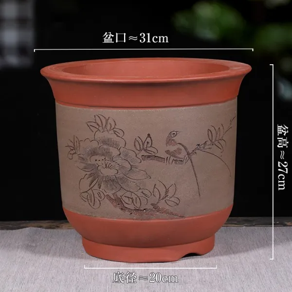 오버사이즈 구경 돈 버는 나무 특대사이즈 자사 50CM 이상, 발 재물통 타바스그레이 31cm -스