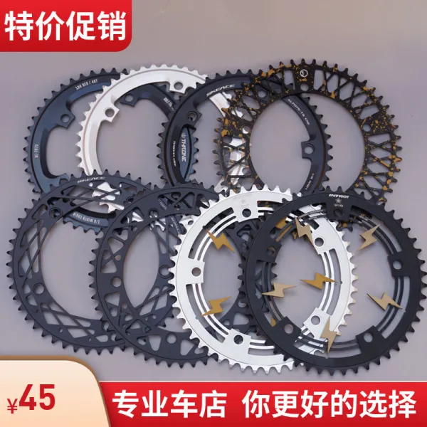 스프라켓 SKE중공 일체형 치아 자전거 스피드경주 48T7075알루미늄합금 FixieBike디스크 144mm