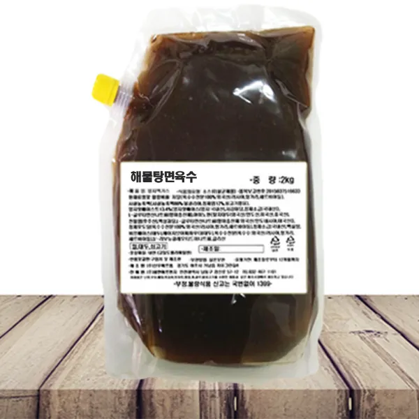 새한 해물탕면육수 2kg [한국물],전골육수,연포탕육수,낙지탕육수,해물육수, 2kg, 1봉