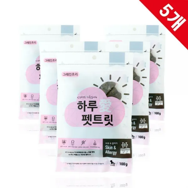 건강 반려동물미트간식 개고기간식 피부간식 5개, 1개