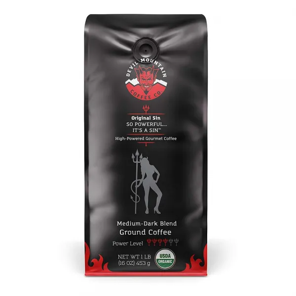 Devil Mountain Coffee 원죄 하이 파워 구르메 커피 - USDA 인증 오, 상세설명참조, 선택