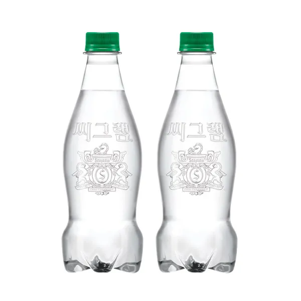 코카콜라 씨그램 라벨프리 레몬, 450ml, 20개