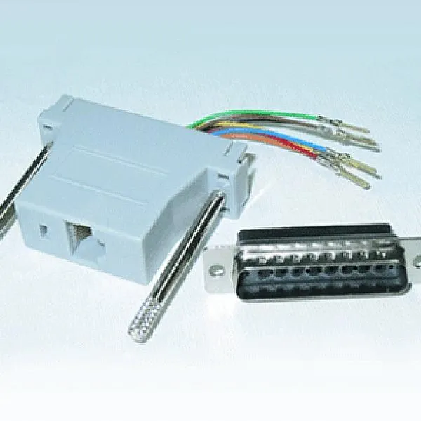 승호케미 Coms 조합 커넥터 RJ45 F DB25 M 콘솔 단자 연결 기타 변환젠더 젠더, 해당상품