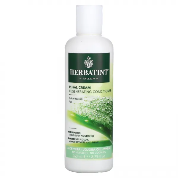 Herbatint 로열 크림 컨디셔너 알로에베라 호호바 오일 밀 260 ml(8.79 fl oz), 단일상품