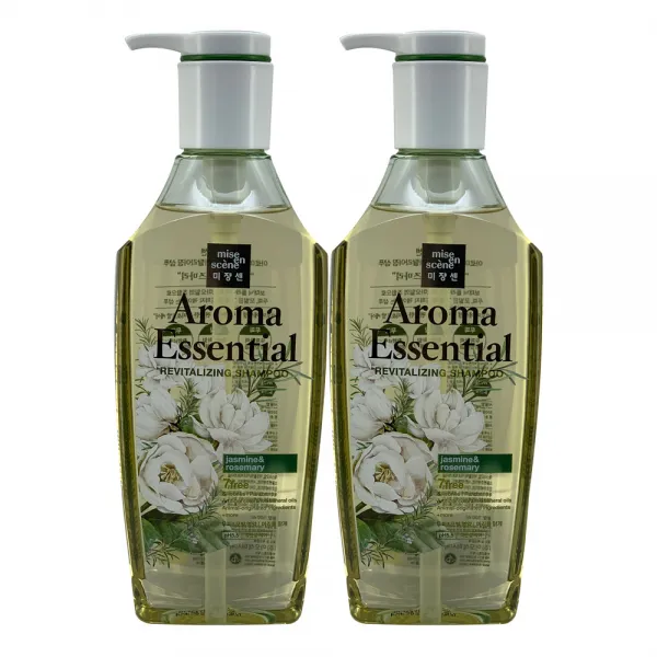 미쟝센 아로마 에센셜 바이탈라이징 샴푸 500ml 2개