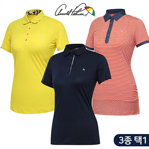 [아놀드파마] 썸머특가 여성 카라넥 반팔티셔츠 3종 택1/골프웨어_250866, 2번 ALM8KL92 바이올렛_VI