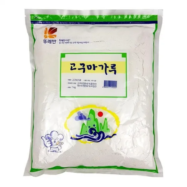 뚜레반 0204 고구마가루 1kg 고구마 옥수수 전분, 단품