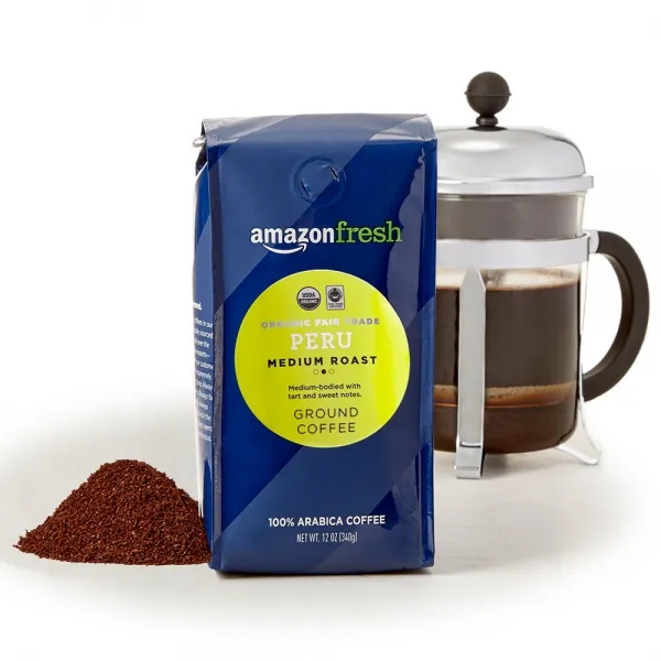 AmazonFresh 농 페루 커피 중간 로스트 12 oz (3팩), 선택, 상세설명참조