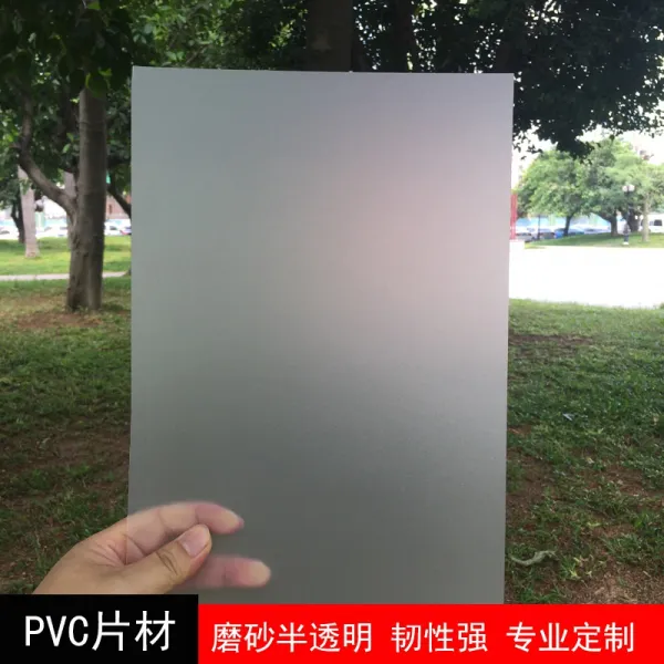 투명 플라스틱판 PP 샌딩 반투과 비닐 하드 편 PVC 컬러 필름 산광 등갓 2622880505, 샌딩 화이트 1.0 밀리미터 20 *
