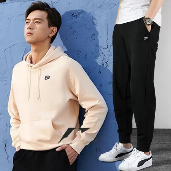 TZ PUMA 표마남장 이현 동상 트레이닝 세트 2019 가을 신형 코튼 농구복 편안함 시스루 후드 맨투맨 오버코트 코트 59602 -89 -59602 -01 XL(1665)