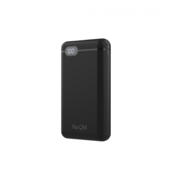 리큐엠 고속충전 보조배터리 20000mAh USB타입C, QP2000A, 블랙