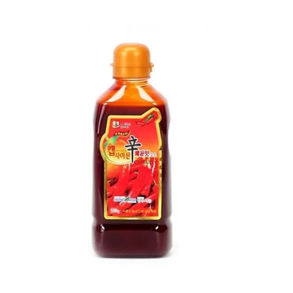 을CP + 청우 첫맛 캡사이신 550g_S/N:E4+542E1D ; 매운맛소스 캡사이신 핫소스 CJN222E, 1