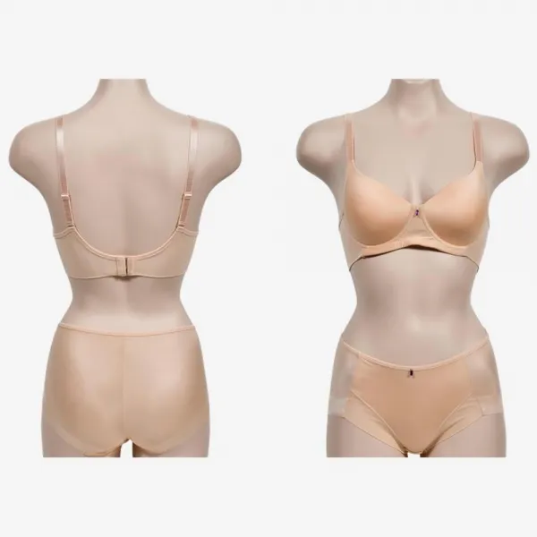 원피스 깔끔라인 노와이어 A컵브라팬티 갑갑증 귀여운