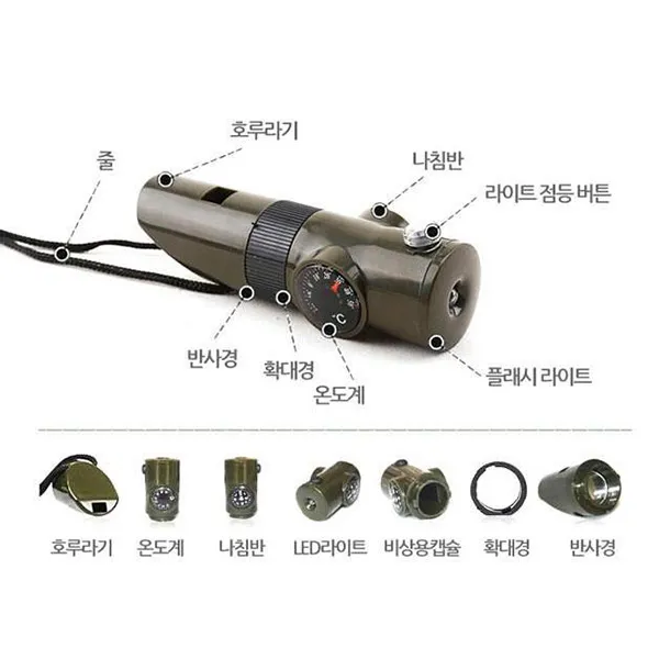 주식회사 시엘 다용도 나침반 나침판 방향계 동서남북 다이소나침반 9442576_00 1개