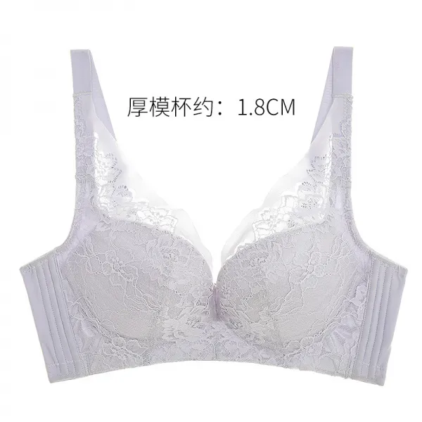 바닐라윈드 노와이어브라 에이다이 속옷 여성 후한 돈 이지 섹시 가슴을 모아주는 조절형 작은 브래지어 A6668A