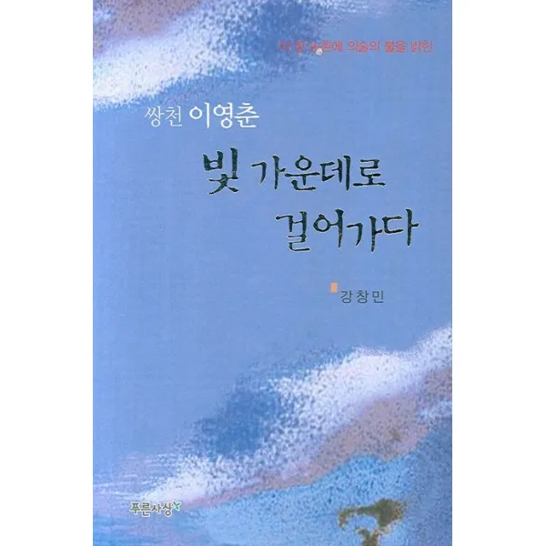 빛 가운데로 걸어가다, 푸른사상